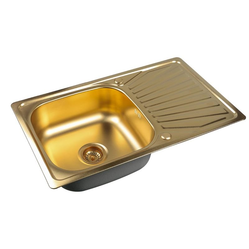 Мойка кухонная ZorG Inox SZR 7848 BRONZE из нержавеющей стали, бронза Мойка кухонная ZorG Inox SZR 7848 BRONZE из нержавеющей стали, бронза