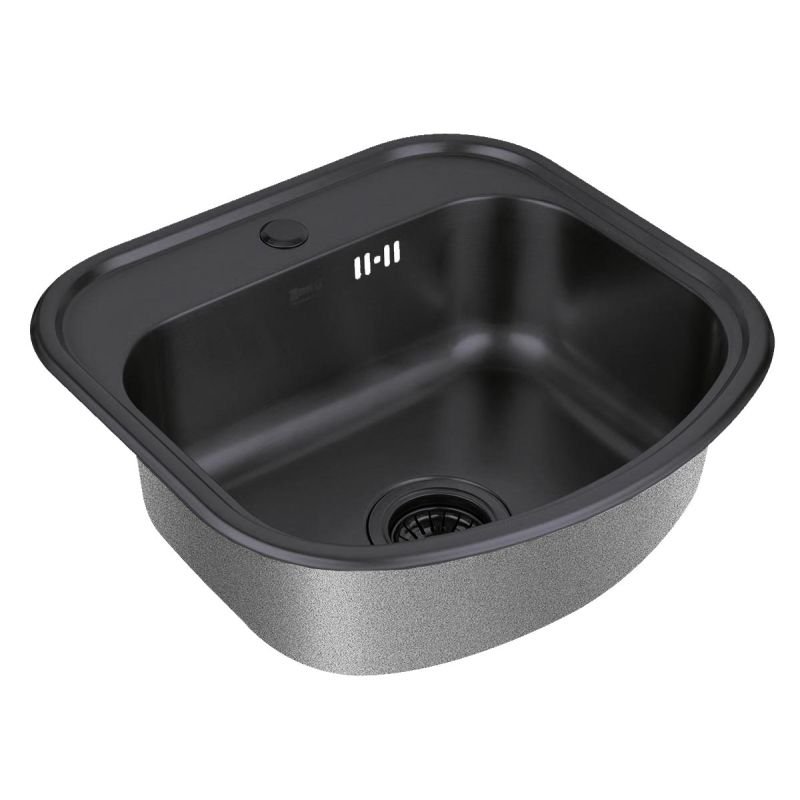 Кухонная мойка ZorG PVD Grafit 47 SZR 4749 GRAFIT Графит Кухонная мойка ZorG PVD Grafit 47 SZR 4749 GRAFIT Графит