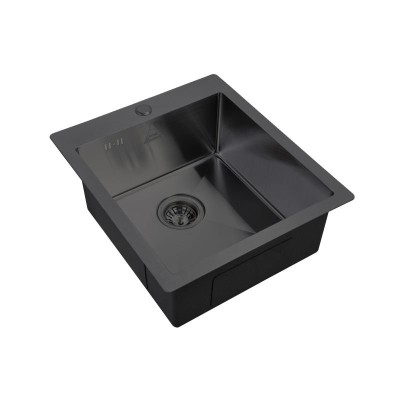Кухонная мойка ZorG Steel Hammer 45 SH 4551GRAFIT Гр...