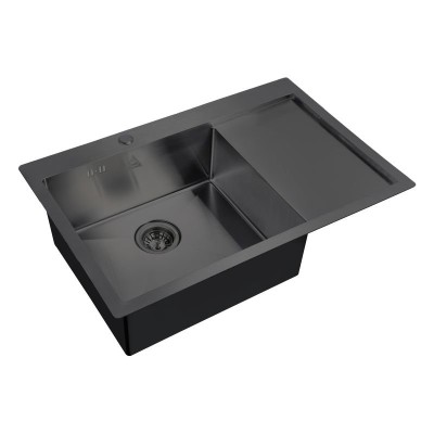 Кухонная мойка ZorG Steel Hammer 78 SH 7851-L GRAFIT...