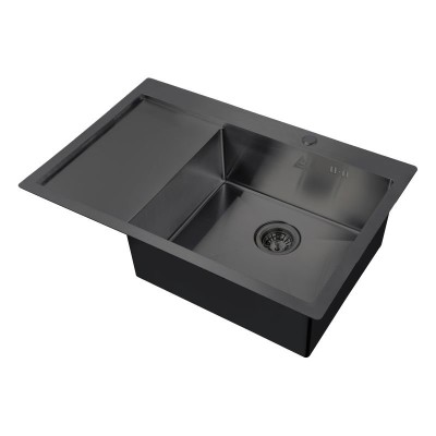 Кухонная мойка ZorG Steel Hammer 78 SH 7851-R GRAFIT...
