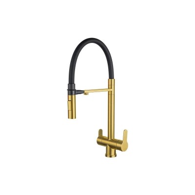 Смеситель ZorG Magnit SZR-3030 BRONZE для кухонной м...