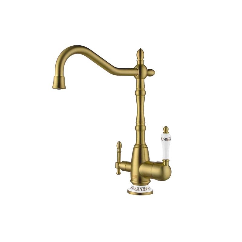Смеситель ZorG Sanitary ZR 312 YF-50-BR для кухонной мойки, бронза Смеситель ZorG Sanitary ZR 312 YF-50-BR для кухонной мойки, бронза