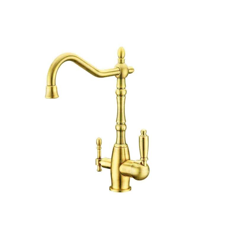 Смеситель ZorG Sanitary ZR 312 YF-33 BR LIGHT для кухонной мойки, бронза Смеситель ZorG Sanitary ZR 312 YF-33 BR LIGHT для кухонной мойки, бронза