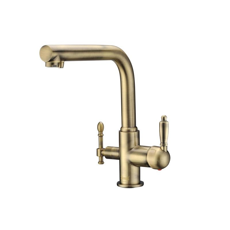 Смеситель ZorG Clean Water ZR 313 YF-33 BR для кухонной мойки, бронза Смеситель ZorG Clean Water ZR 313 YF-33 BR для кухонной мойки, бронза