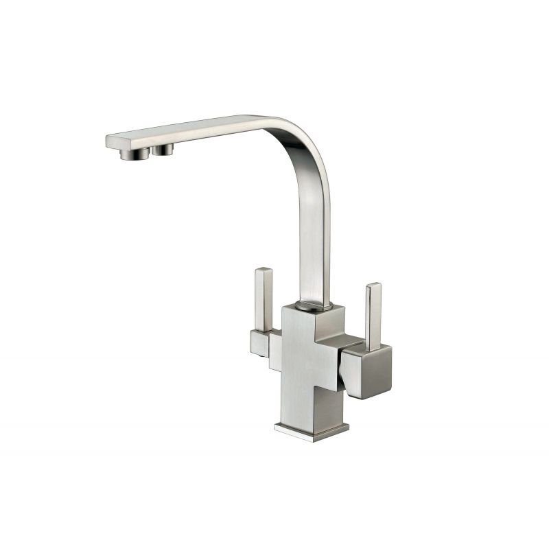 Смеситель ZorG Sanitary ZR 332 YF NICKEL для кухонной мойки, никель Смеситель ZorG Sanitary ZR 332 YF NICKEL для кухонной мойки, никель