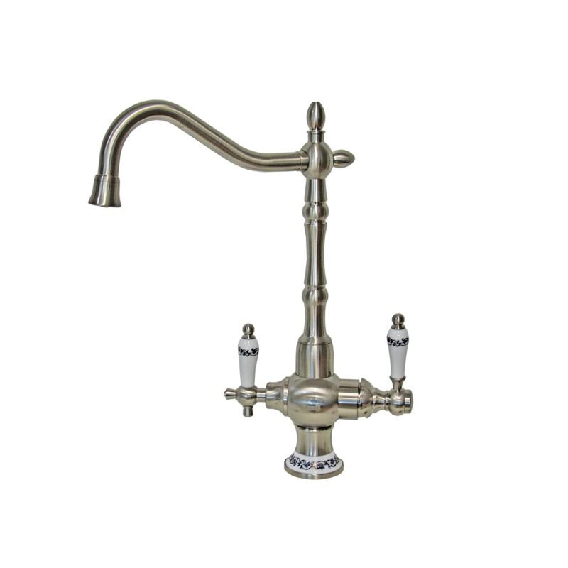 Смеситель ZorG Clean Water ZR 336 YF-50 NICKEL для кухонной мойки, никель Смеситель ZorG Clean Water ZR 336 YF-50 NICKEL для кухонной мойки, никель