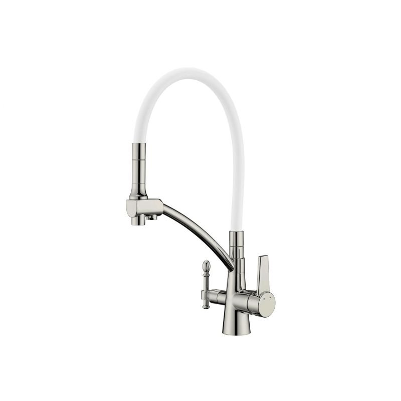 Смеситель ZorG Sanitary ZR 338-8 YF SATIN для кухонной мойки, сталь Смеситель ZorG Sanitary ZR 338-8 YF SATIN для кухонной мойки, сталь