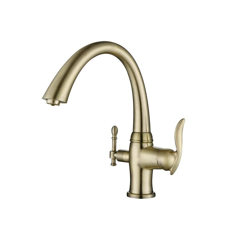 Смеситель ZorG Sanitary ZR 340 YF BR для кухонной мойки, бронза Смеситель ZorG Sanitary ZR 340 YF BR для кухонной мойки, бронза
