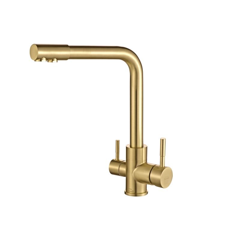 Смеситель Steel Hammer SH 801 INOX BRONZE PVD для кухонной мойки, бронза Смеситель Steel Hammer SH 801 INOX BRONZE PVD для кухонной мойки, бронза