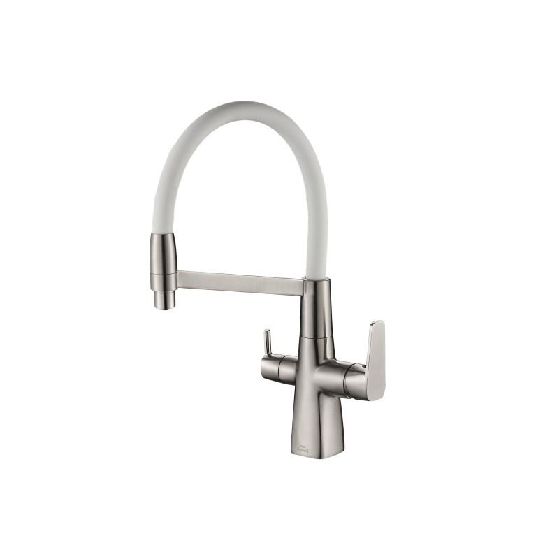 Смеситель Steel Hammer SH 818-8 SATIN для кухонной мойки, сталь Смеситель Steel Hammer SH 818-8 SATIN для кухонной мойки, сталь