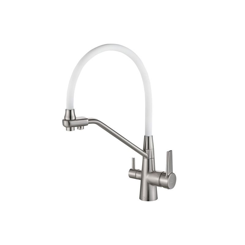 Смеситель Steel Hammer SH 903-8 SATIN для кухонной мойки, сталь Смеситель Steel Hammer SH 903-8 SATIN для кухонной мойки, сталь