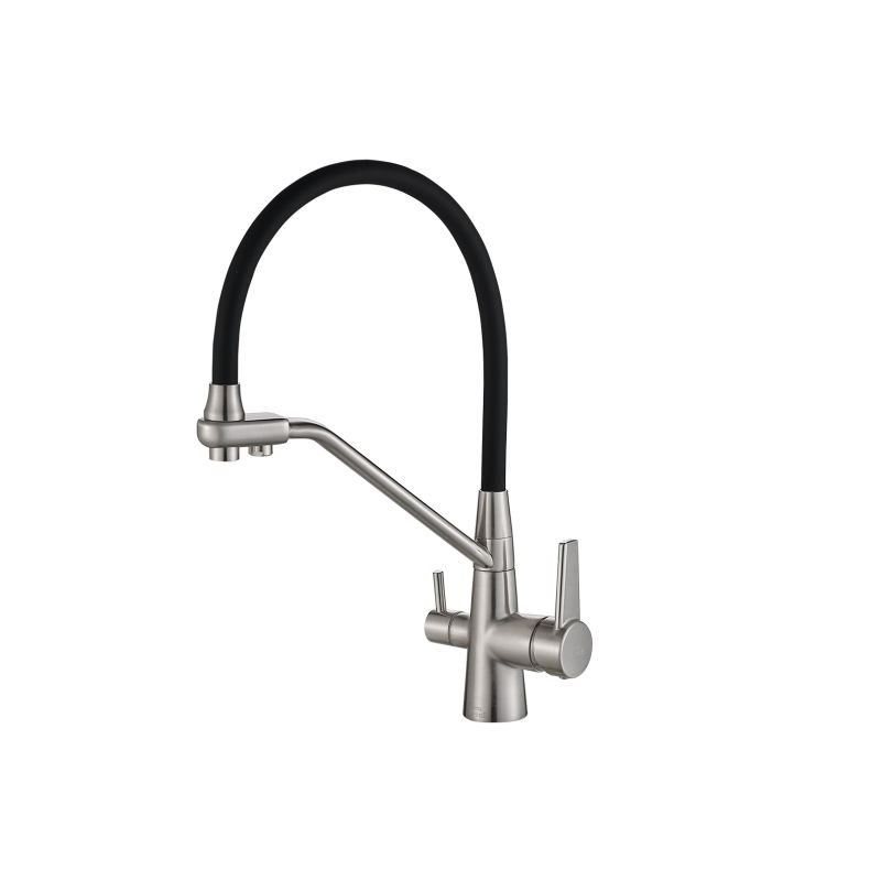 Смеситель Steel Hammer SH 903-6 SATIN для кухонной мойки, сталь Смеситель Steel Hammer SH 903-6 SATIN для кухонной мойки, сталь
