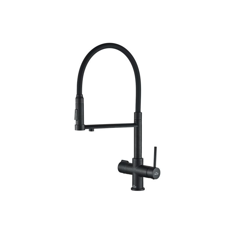 Смеситель Steel Hammer SH 2003 BLACK для кухонной мойки, черный Смеситель Steel Hammer SH 2003 BLACK для кухонной мойки, черный