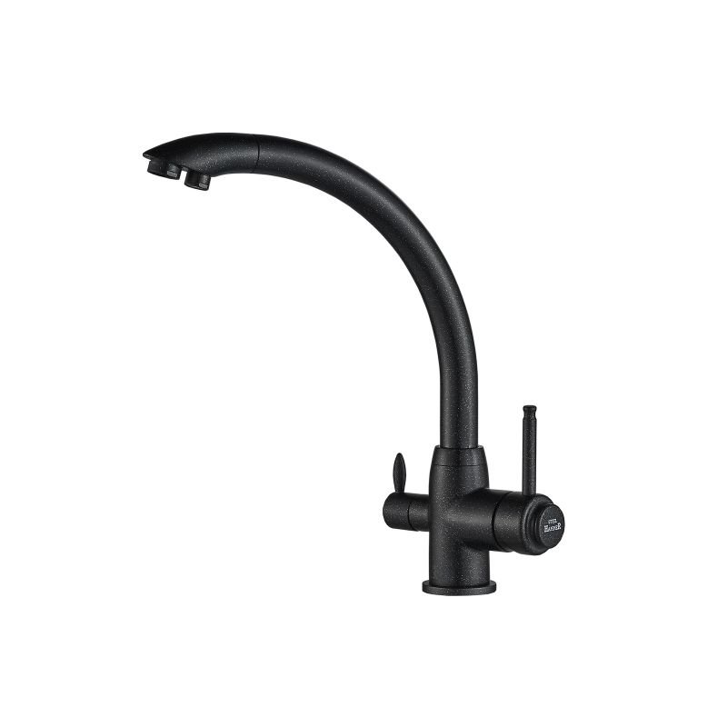 Смеситель для кухни Zorg Steel Hummer SH 699 BLACK черный металлик Смеситель для кухни Zorg Steel Hummer SH 699 BLACK черный металлик