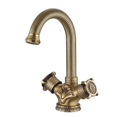Смеситель ZorG Antic A 2008U-BR для раковины, бронза