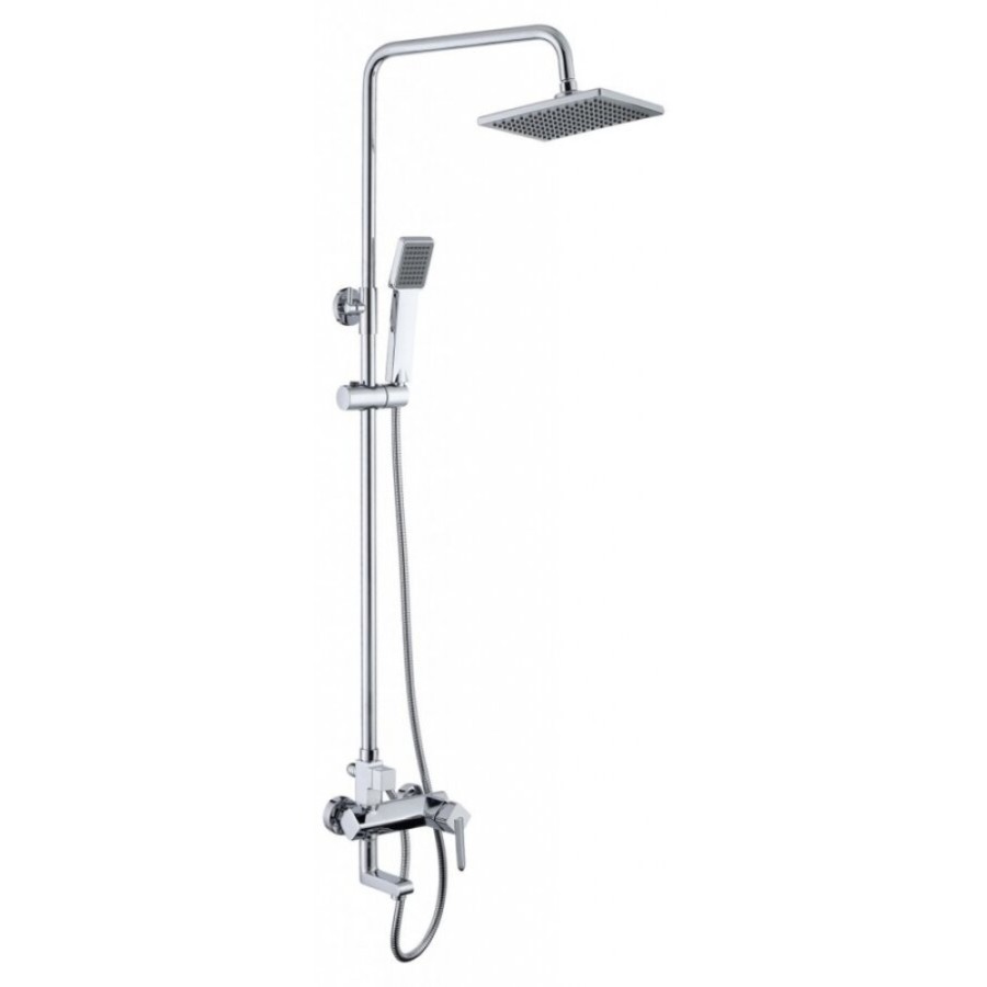 Душевая система BelBagno Crystal CRY-VSC-CRM с изливом