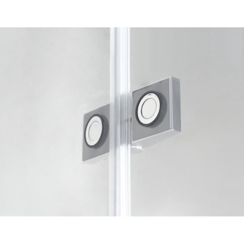 Душевой уголок Cezares CRYSTAL-S-AH-1-120/100-C-Cr-L, 120 х 100 см, стекло прозрачное, цвет профиля хром, левосторонний