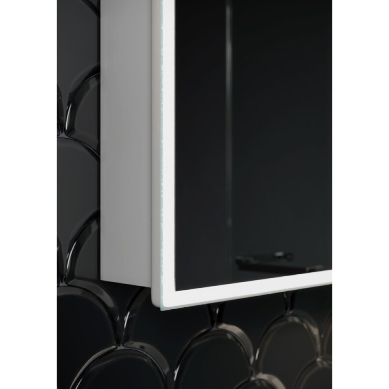 Зеркальный шкаф Sancos Cube CU600 60, с подсветкой, 60 х 80 см