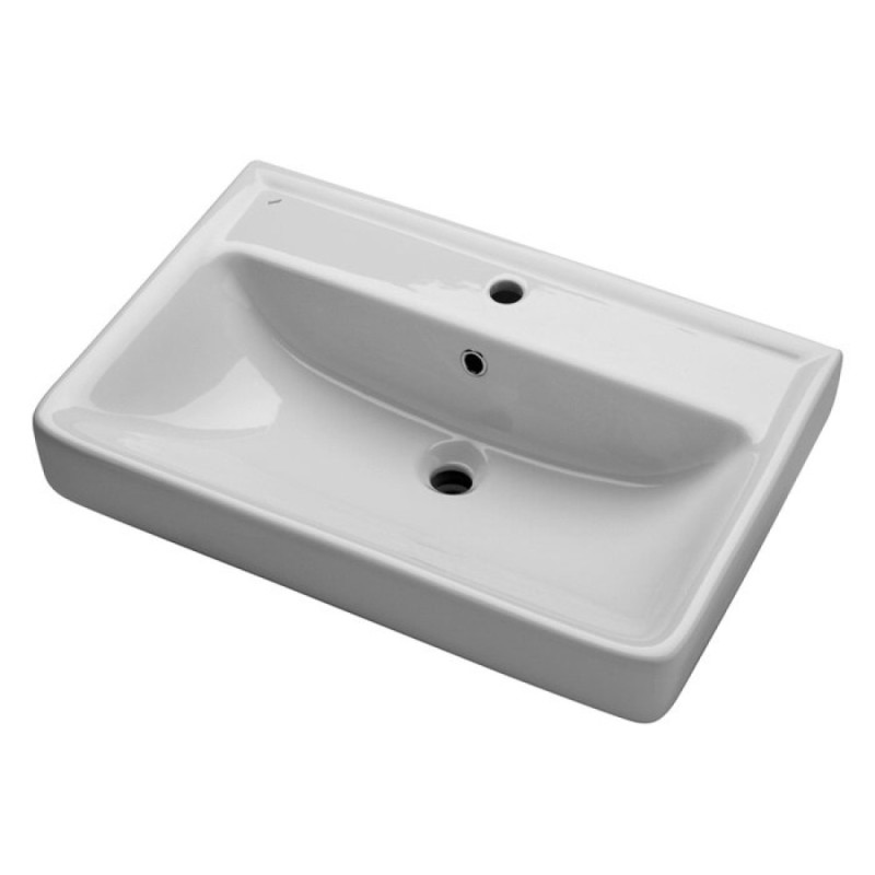 Тумба с раковиной Iddis Custo CUS55W0i95K 55 см, подвесная, белая