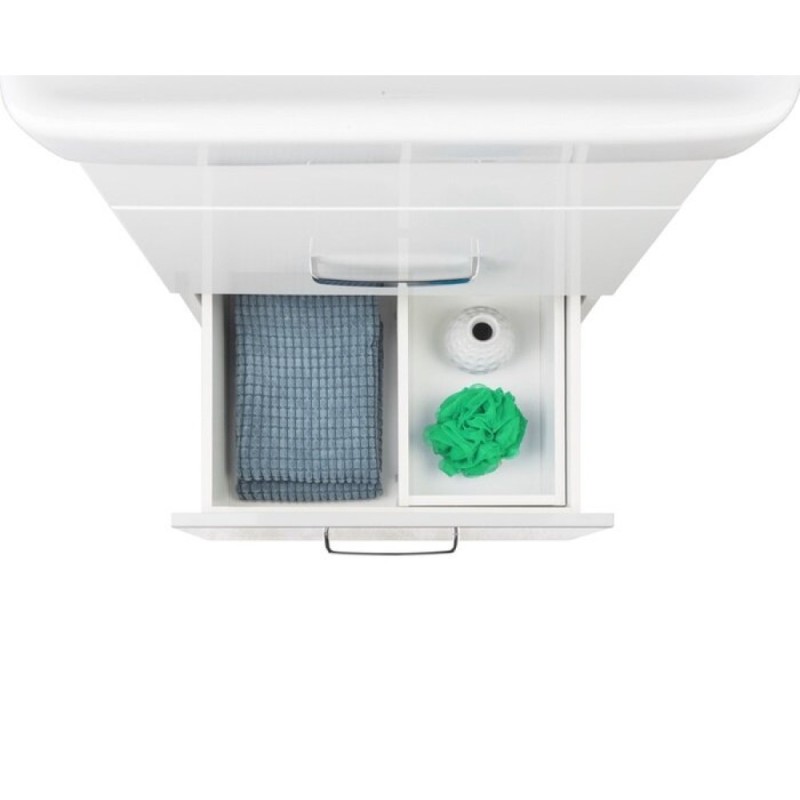 Тумба с раковиной Iddis Custo CUS55W0i95K 55 см, подвесная, белая
