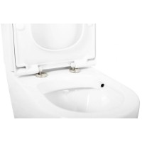Напольный унитаз Cezares Stylus, безободковый, сиденье SoftClose CZR-GN-SC, белый, CZR-152-CPR