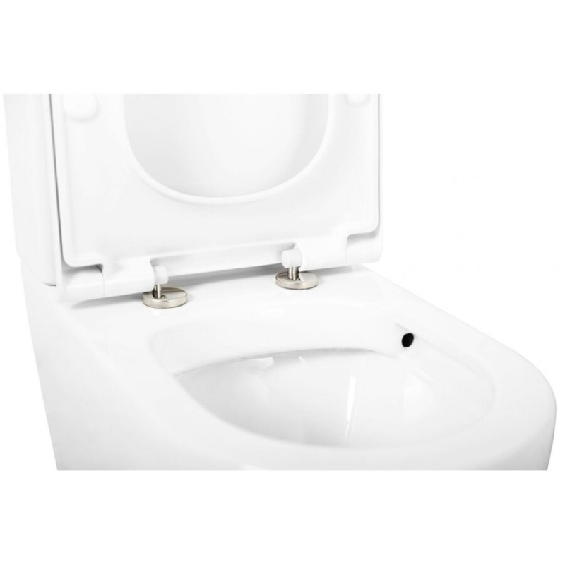 Напольный унитаз Cezares Stylus, безободковый, сиденье SoftClose CZR-GN-SC, белый, CZR-152-CPR