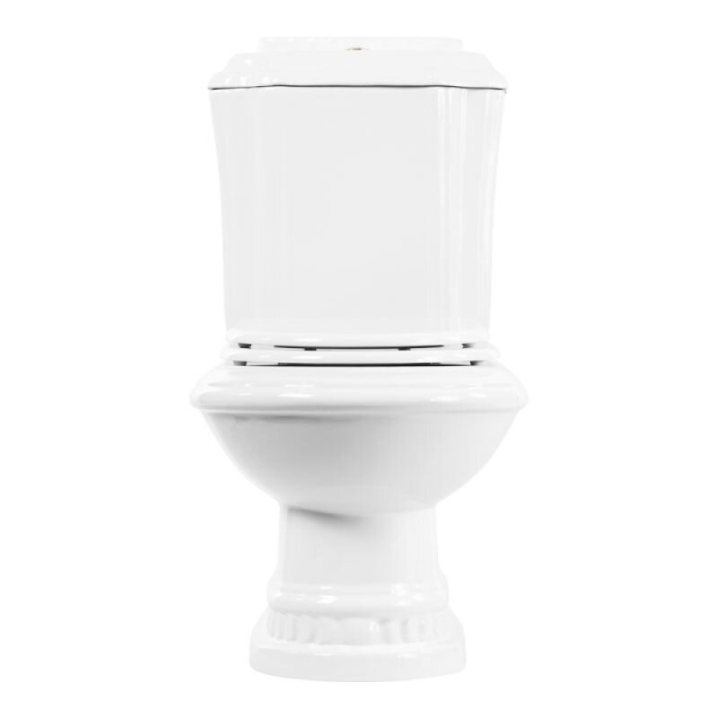 Напольный унитаз Cezares King Palace CZR-163-T, сиденье SoftClose, в комплекте с крепежом, белый