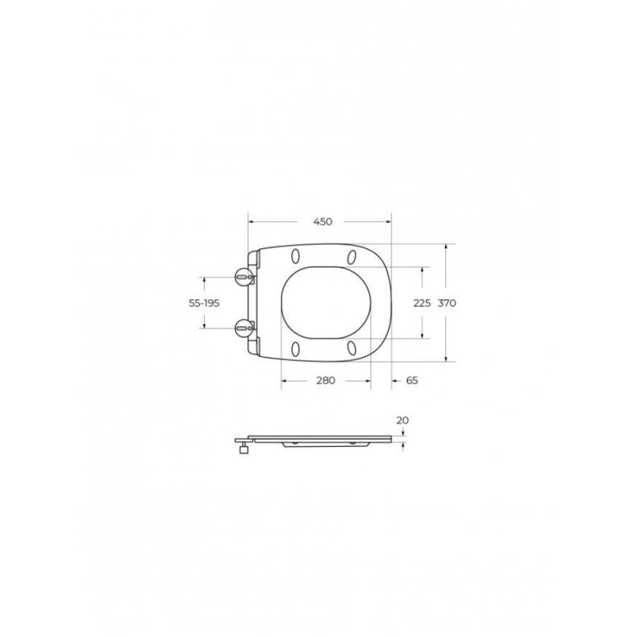 Подвесной унитаз Cezares Comfort-Tor CZR-380-TH-TOR/SC, безободковый, смыв торнадо, сиденье микролифт, белый
