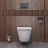 Подвесной унитаз Cezares Relax CZR-38088-49-TH-TOR/SC, безободковый, смыв торнадо, сиденье микролифт, белый
