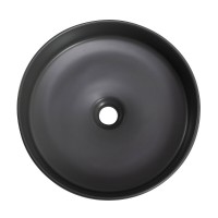 Раковина Cezares CZR-6595-GO, 40 см, накладная, керамика, серая матовая