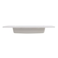 Раковина Cezares Slider CZR-800/480-LV-MR-PRS, 80 см, искусственный камень, белый