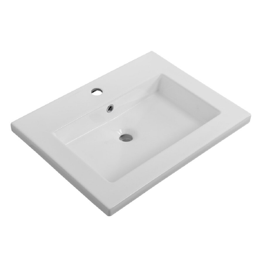 Раковина Cezares CZR-8070-60, 61 см, керамика, белый