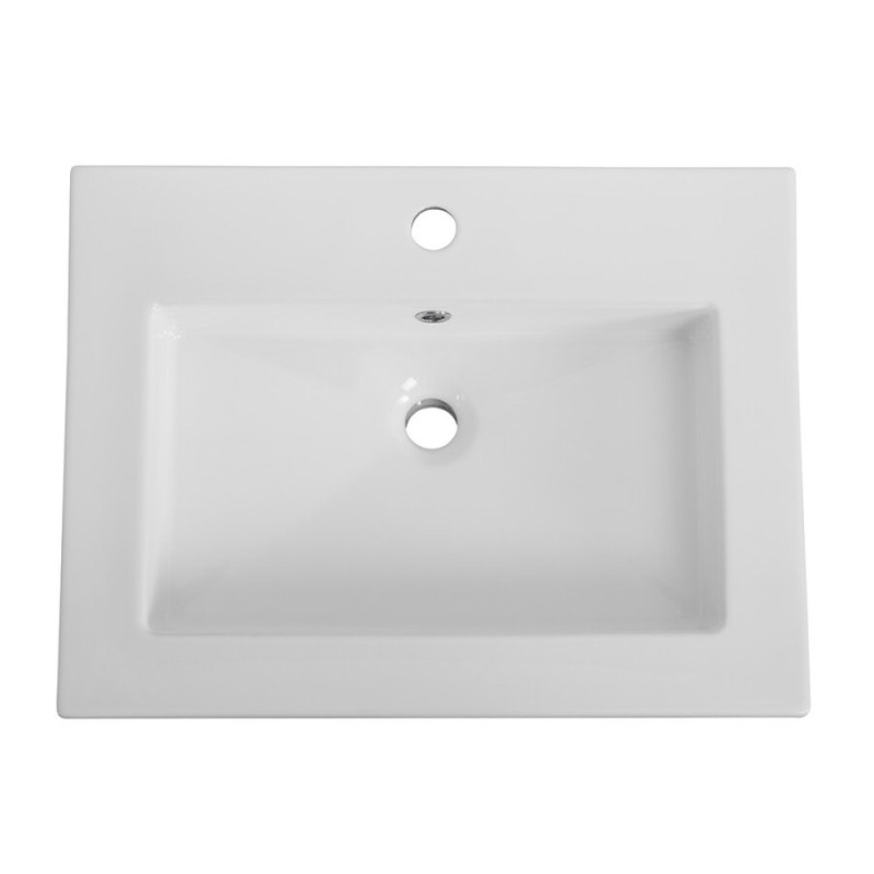 Раковина Cezares CZR-8070-60, 61 см, керамика, белый