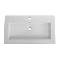 Раковина Cezares CZR-8070-75, 76 см, керамика, белый