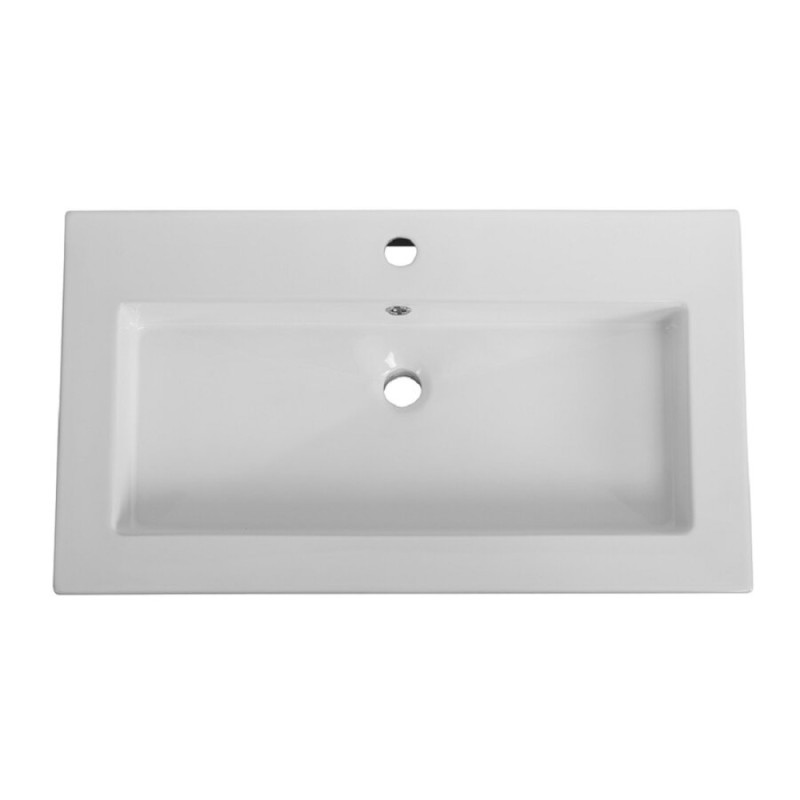 Раковина Cezares CZR-8070-75, 76 см, керамика, белый