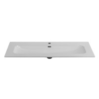 Раковина Cezares Eco CZR-8073-120, 121 см, керамика, белый