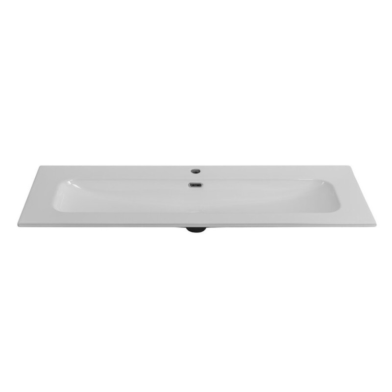 Раковина Cezares Eco CZR-8073-120, 121 см, керамика, белый