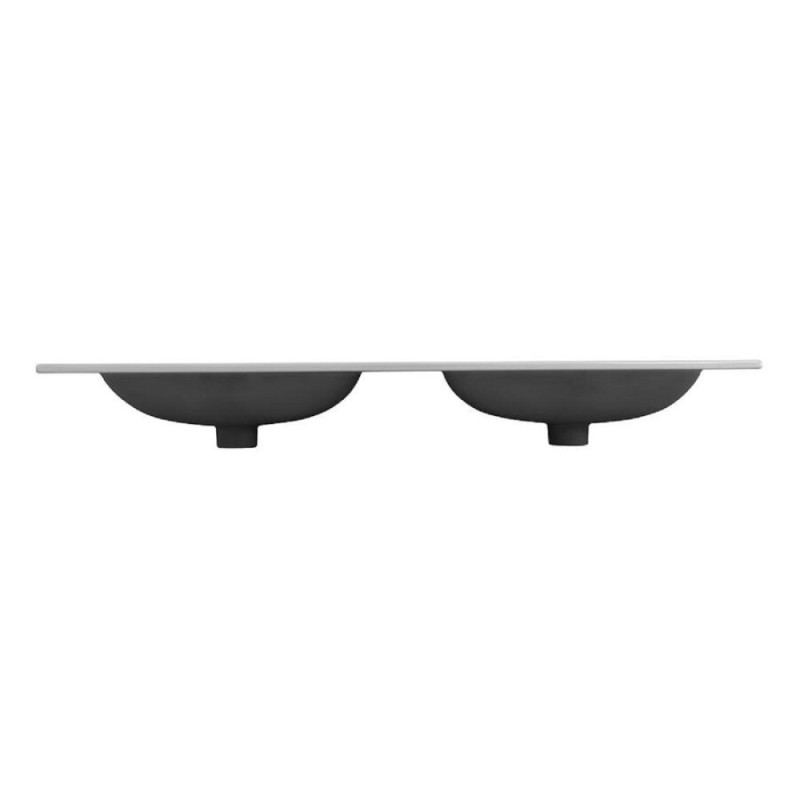 Раковина Cezares Eco CZR-8073-120-2, 121 см, керамика, белый
