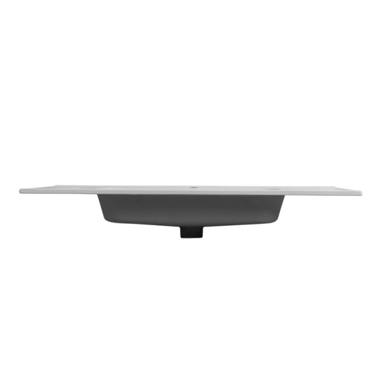 Раковина Cezares Duet CZR-8095-100, 101 см, керамика, белый