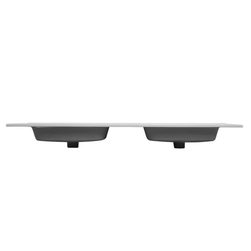 Раковина Cezares Duet CZR-8095-140-2, 141 см, двойная, керамика, белый