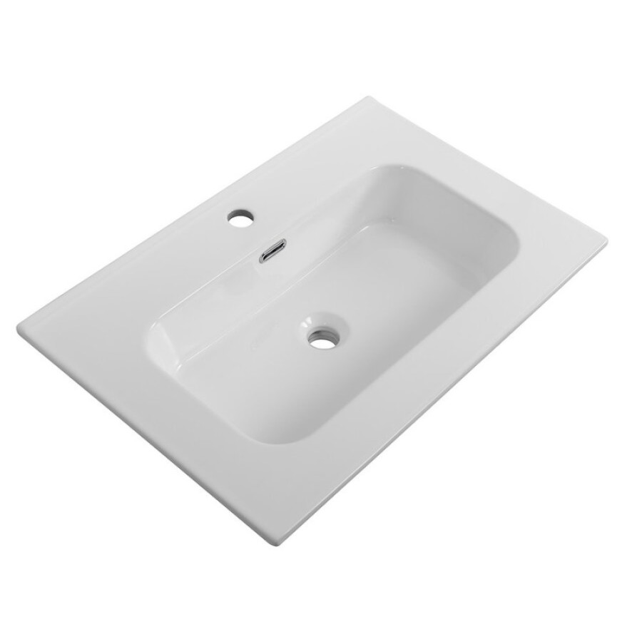 Раковина Cezares Duet CZR-8095-70, 71 см, керамика, белый