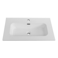 Раковина Cezares Duet CZR-8095-70, 71 см, керамика, белый