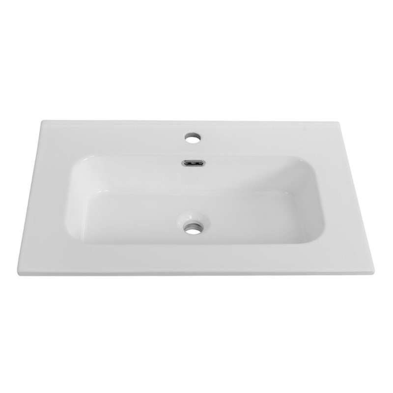 Раковина Cezares Duet CZR-8095-70, 71 см, керамика, белый