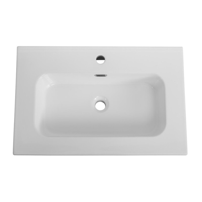 Раковина Cezares Duet CZR-8095-70, 71 см, керамика, белый