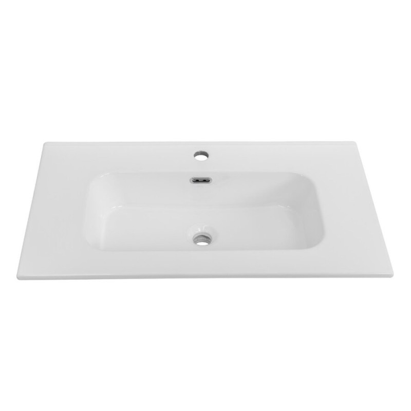 Раковина Cezares Duet CZR-8095-80, 81 см, керамика, белый