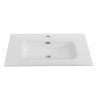 Раковина Cezares Duet CZR-8095-90, 91 см, керамика, белый
