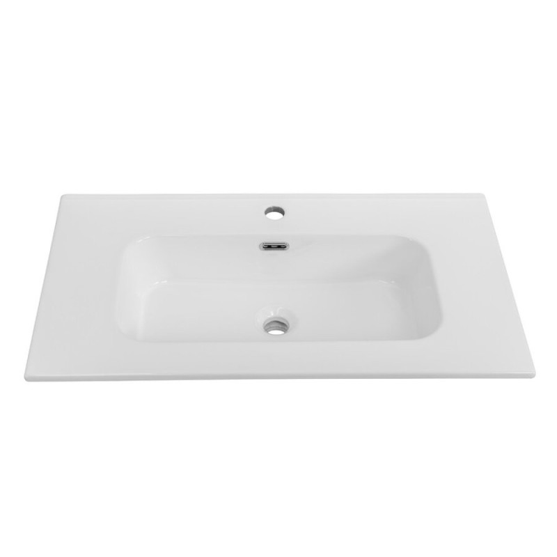 Раковина Cezares Duet CZR-8095-90, 91 см, керамика, белый