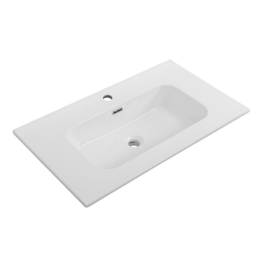Раковина Cezares Duet CZR-8095-90, 91 см, керамика, белый