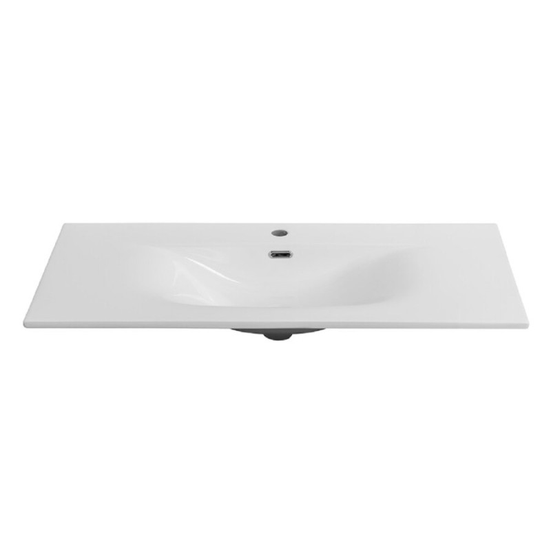 Раковина Cezares Molveno CZR-8099-100, 101 см, керамика, белый